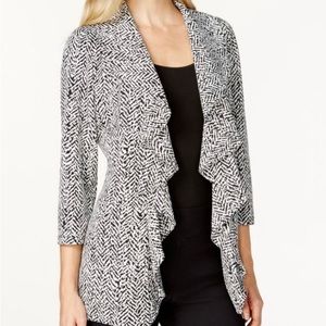 Calvin Klein Open Front Blazer